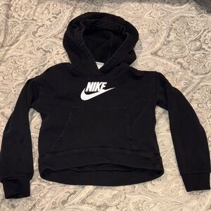 Girls Nike Black Pullover high low Hoodie